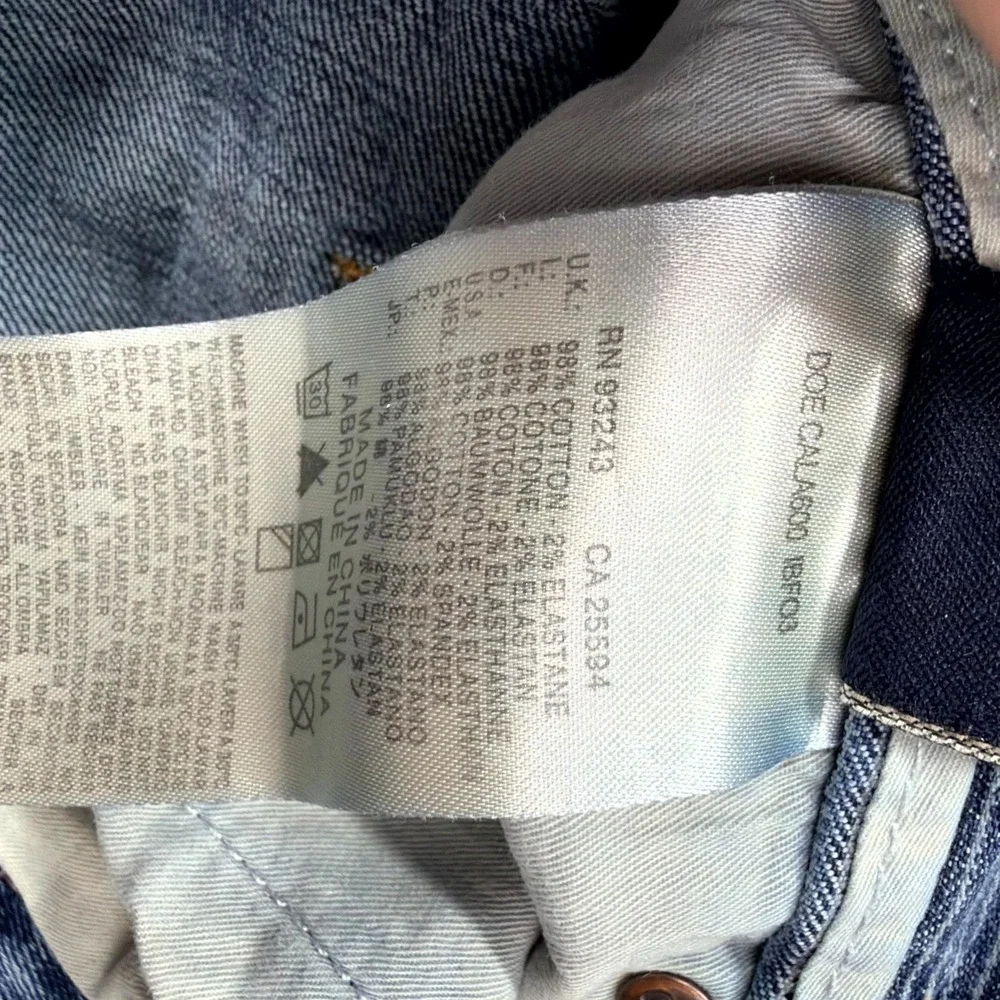LVD‎ Live Vintage Denim Jeans Mens 32x32 Blue Pants Mid Rise Straight Button Fly